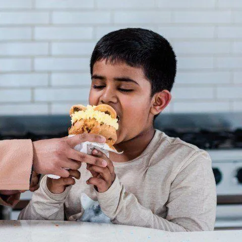 Eating a Muffin
