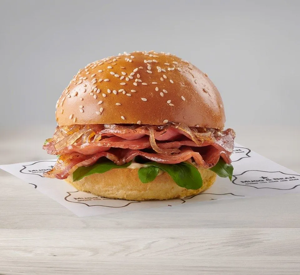 Bacon breakfast bun