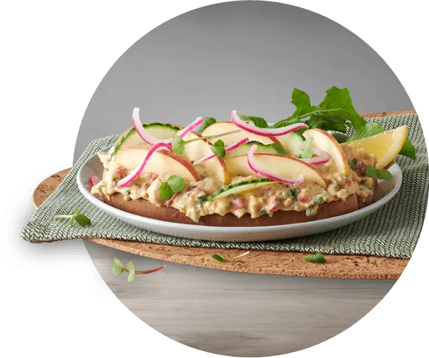 Chickpea mayo sandwich