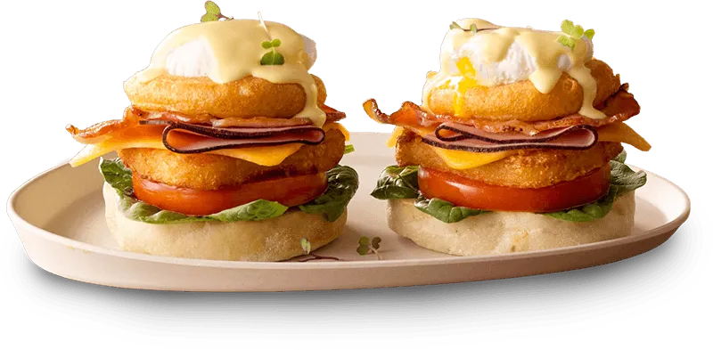 Big eggs benedict