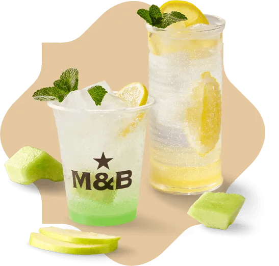 Fruity fizz drink