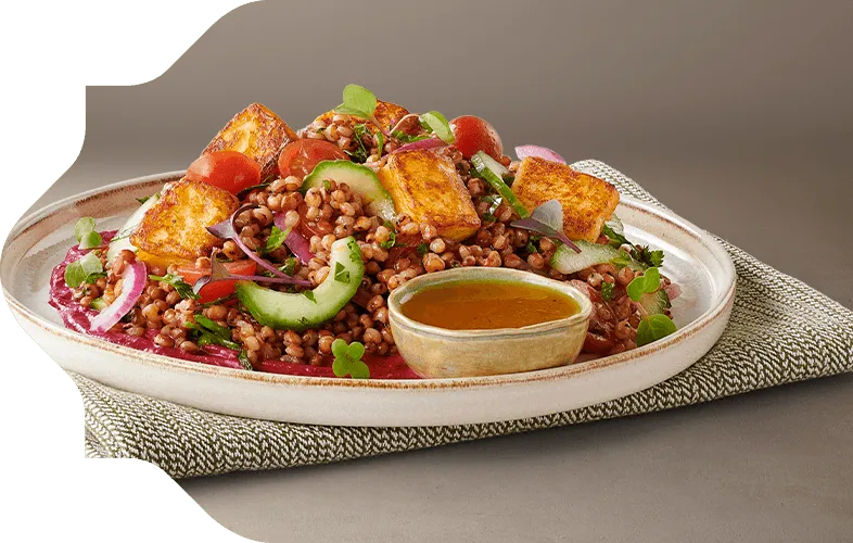 Vitality Salad Platter on a napkin