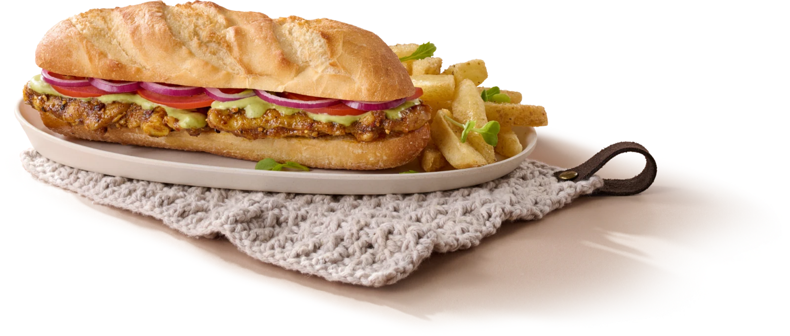 Mugg & Bean Butter Chicken Baguette