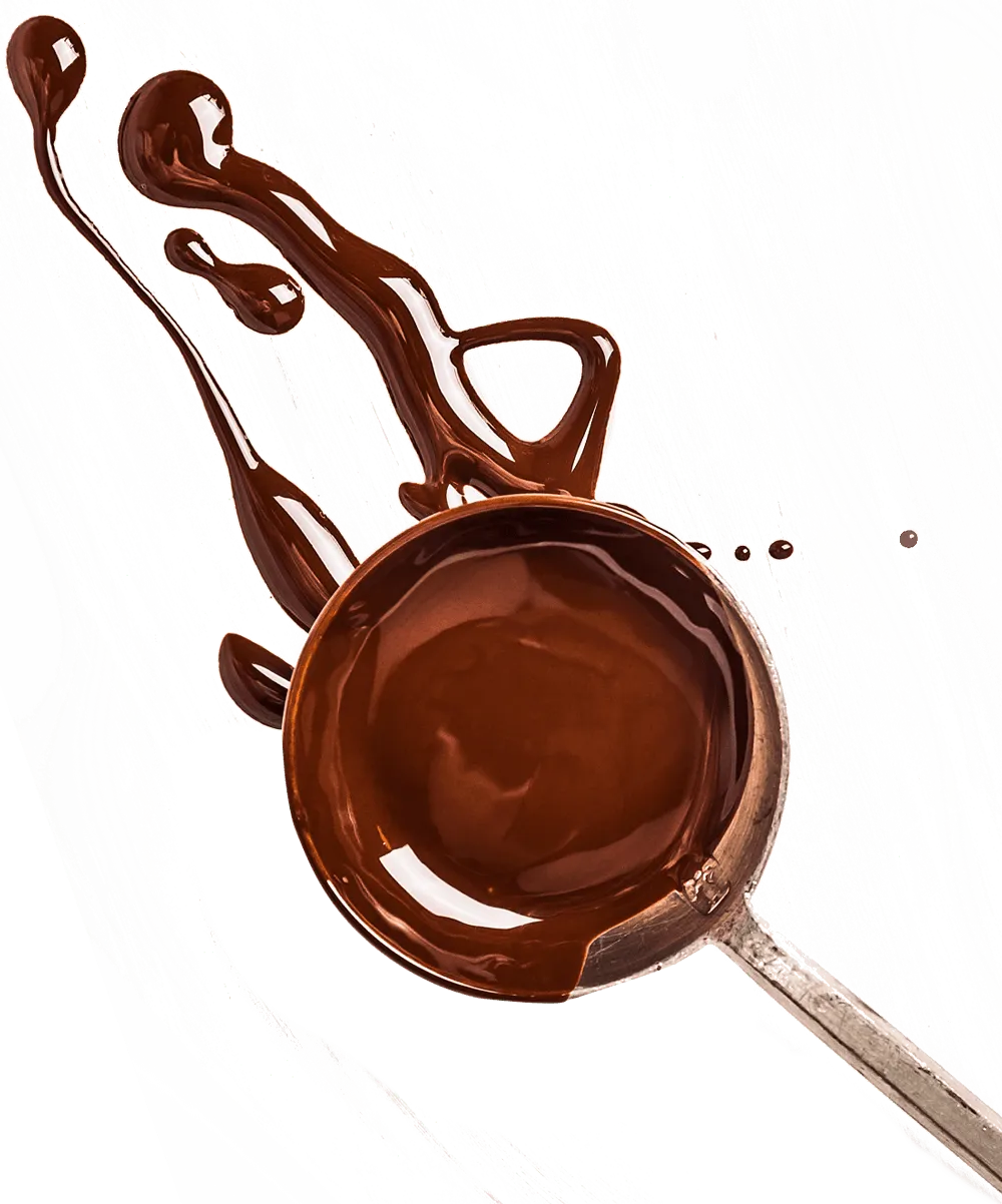 Chocolate and spoon