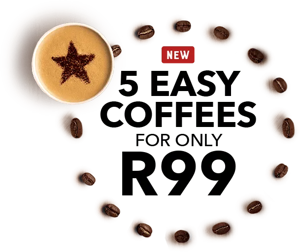 15 Easy coffees for only R269